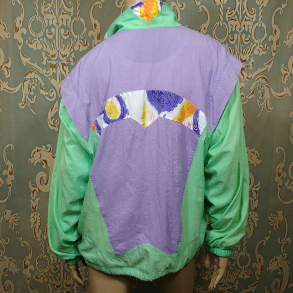 Vintage 80s Adidas Windbreaker Nylon Jacket Sz M - Picture 6 of 8